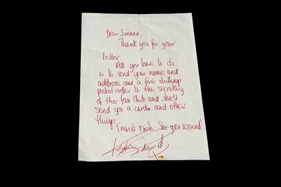 Lot 320 - Rolling Stones / Keith Richards Signed Letter