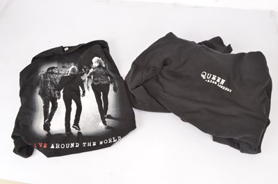 Lot 335 - Queen and Adam Lambert / Hoodies and T-shirts