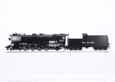 Lot 874 - Tenshodo for Pacific Fast Mail H0 Gauge Denver & Rio Grande Western 4-8-2 'M-75' with Tender 142 out of 400 No 169