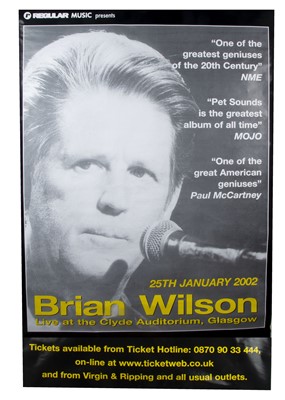Lot 368 - Brain Wilson Concert Poster