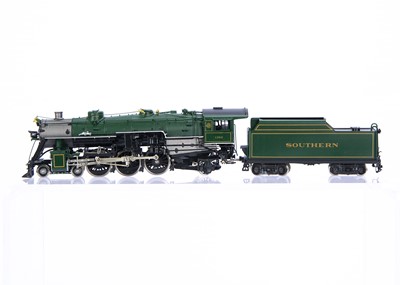 Lot 876 - Iron Horse Models by Precision Scale Co H0 Gauge Southern 4-6-2 PS-4 W/Walschaert's Valve Gear 10,000 Gallon Tender Factory Painted #1382, PSC #16804-1