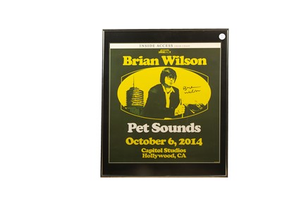 Lot 382 - Brian Wilson / Signed Poster