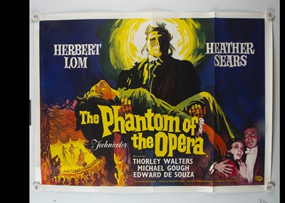 Lot 404 - The Phantom Of The Opera (1962) Quad Poster