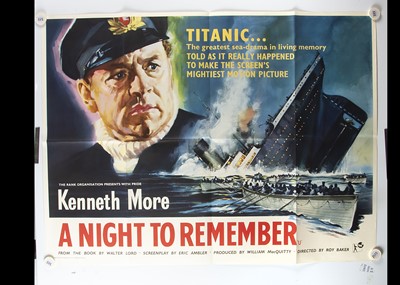 Lot 408 - A Night To Remember (1964) Quad Poster