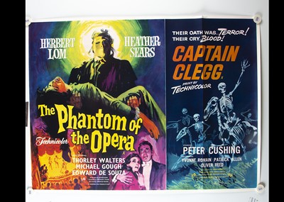 Lot 413 - Captain Clegg / Phantom Of The Opera Quad Poster