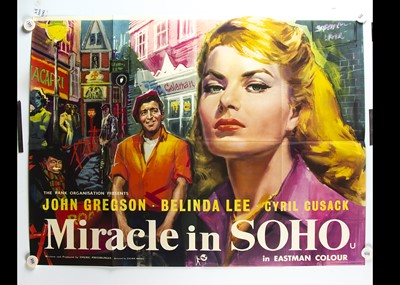 Lot 415 - Miracle In Soho (1957) Quad Poster