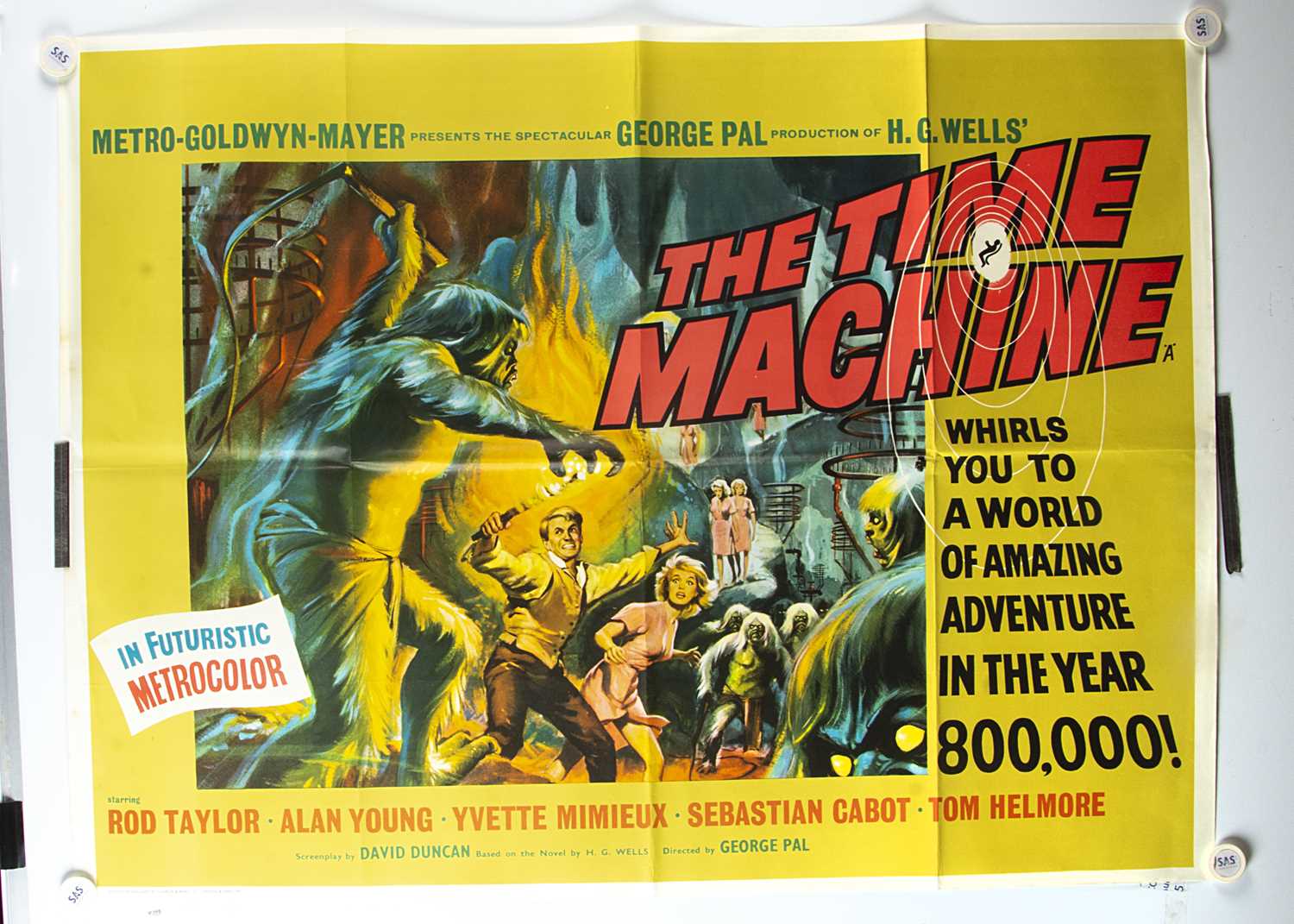 Lot 417 - The Time Machine (1960) Quad Poster