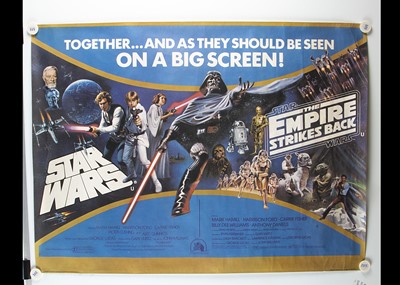 Lot 424 - Star Wars / Empire Strikes Back Quad Poster