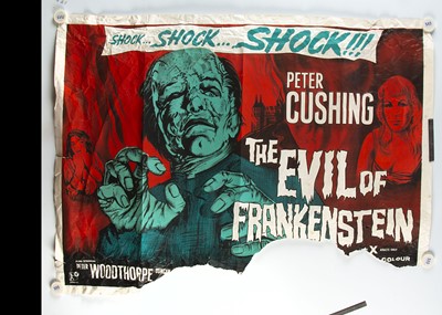 Lot 432 - The Evil of Frankenstein (1964) UK Quad Poster