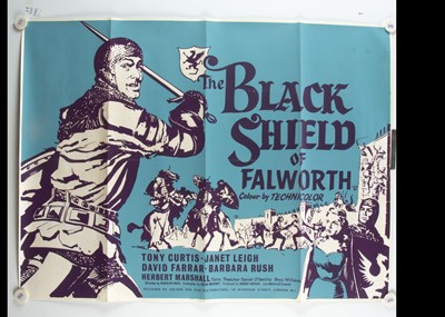 Lot 435 - The Black Shield of Falworth (1953) Quad Poster