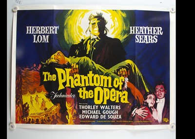 Lot 438 - The Phantom Of The Opera (1962) Quad Poster