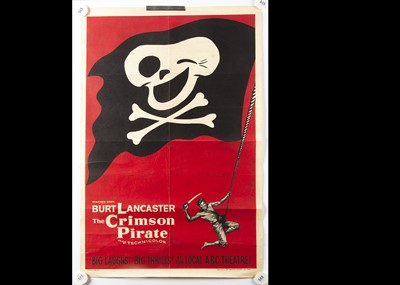 Lot 480 - The Crimson Pirate (1952) Double Crown Poster