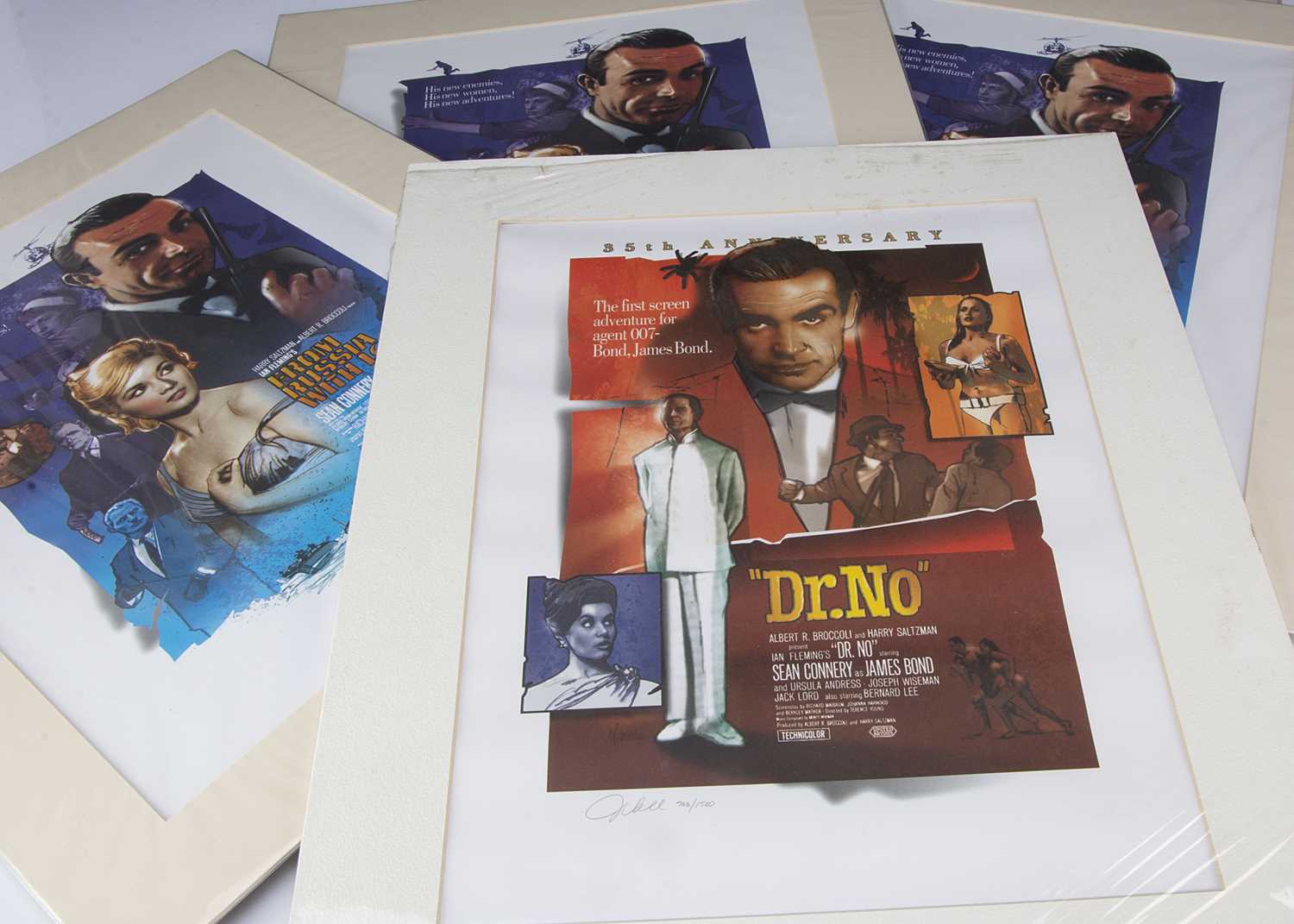 Lot 488 - James Bond / Jeff Marshall Signed Prints