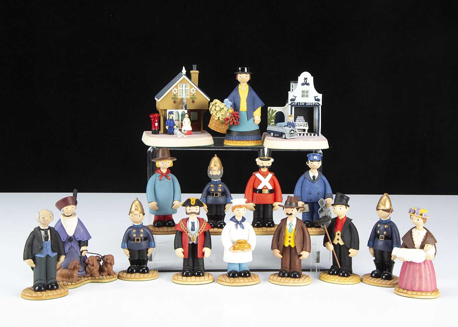 Lot 542 - Camberwick Green Figures and Buildings / Robert Harrop