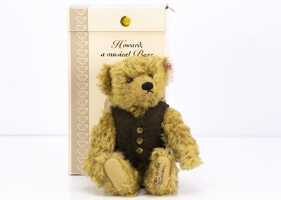 Lot 12 - A Steiff limited edition Harrods Howard musical teddy bear