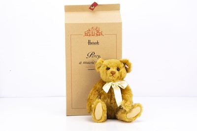 Lot 13 - A Steiff limited edition Harrods Percy a musical teddy bear 2003