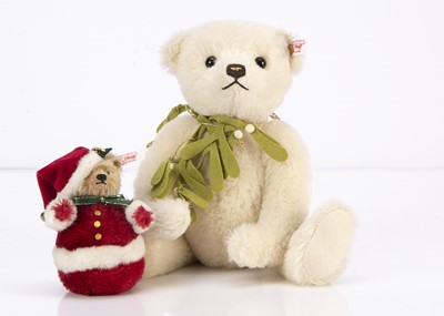 Lot 27 - Two Steiff limited edition Christmas teddy bears