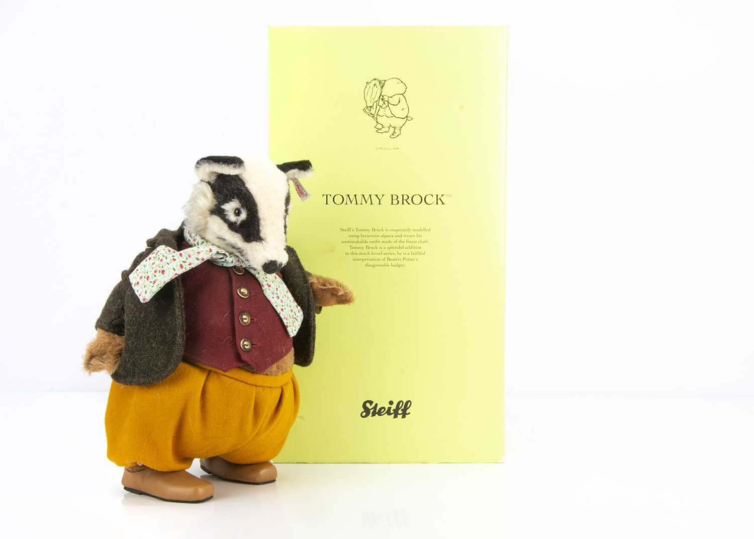 Lot 46 - A Steiff limited edition Beatrix Potter Tommy Brock