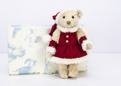 Lot 54 - A Steiff limited edition Mrs Santa Claus musical teddy bear