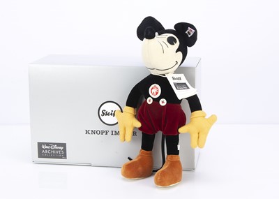 Lot 57 - A Steiff limited edition Walt Disney Archives Mickey Mouse 1932 replica