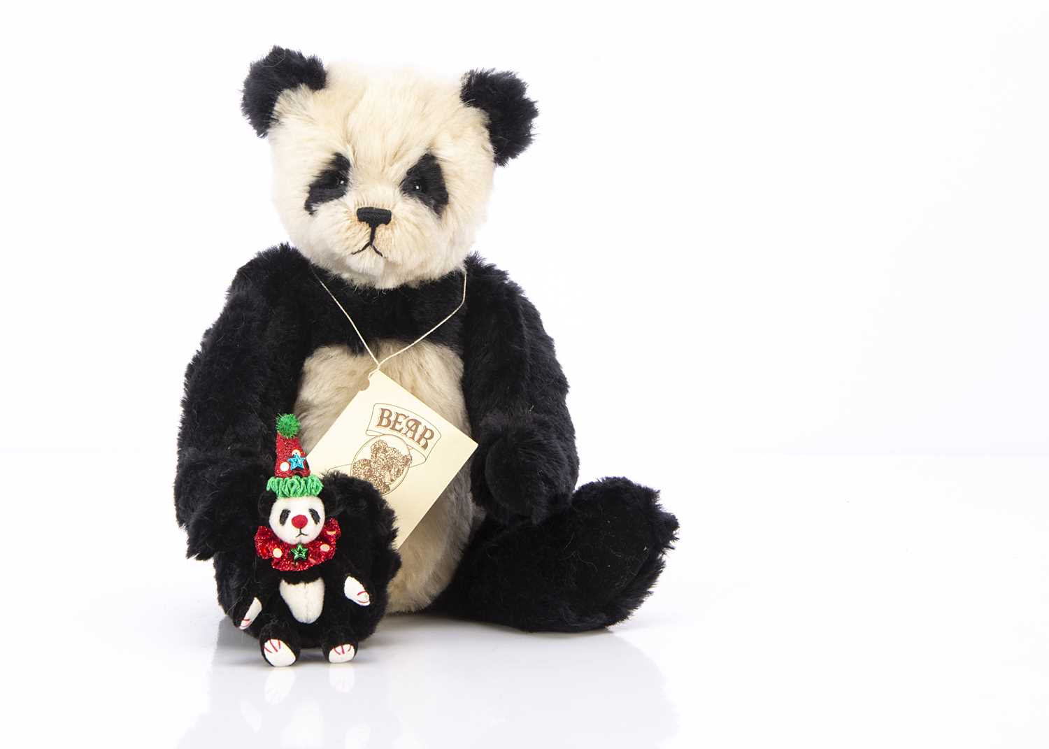 Lot 83 - A Bear Bits Portl Panda limited edition artist teddy bear