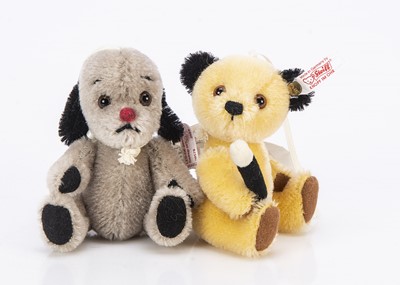 Lot 88 - A pair of  Steiff limited edition miniature Sooty and Sweep