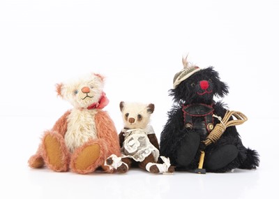 Lot 110 - Three Pywacket Teddies artist teddy bears