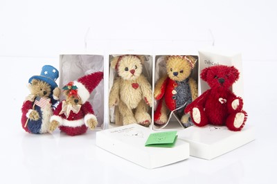 Lot 111 - Three limited edition Deb Canham Artist Designs teddy bears