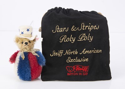Lot 115 - A Steiff limited edition Stars and Stripes Rolly Polly teddy bear