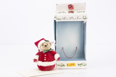 Lot 116 - A Steiff limited edition Santa Rolly Polly teddy bear