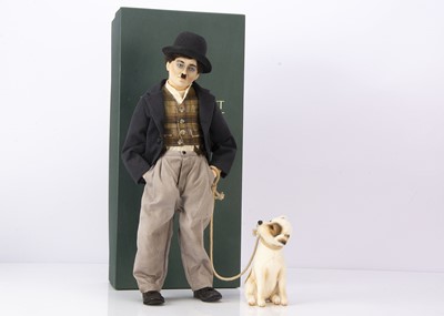 Lot 121 - A fine R John Wright limited edition Charlie Chaplin and Scraps the dog