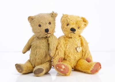 Lot 135 - Two post-war British teddy bears