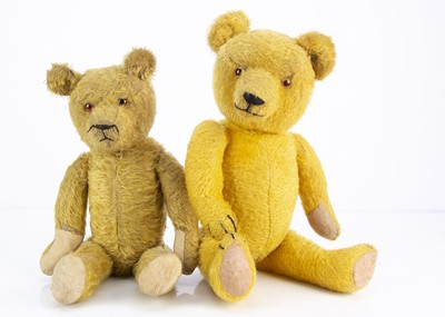 Lot 140 - Two 1930s German slotted-in-ear teddy bears