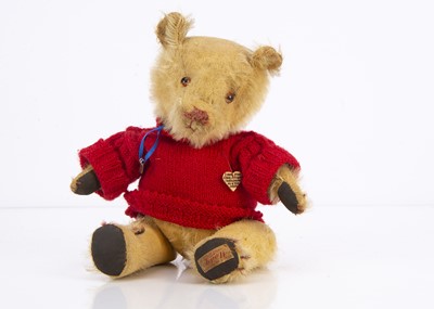 Lot 183 - An unusual British teddy bear with Unity Southport label