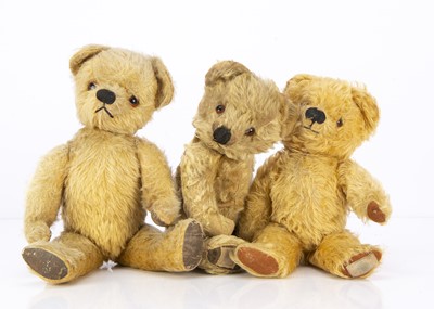 Lot 199 - Three post-war Chad Valley teddy bears