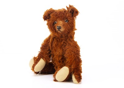 Lot 251 - A 1930s cinnamon mohair teddy bear probably German