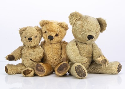 Lot 265 - Three post-war Chad Valley teddy bears