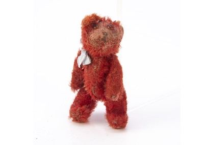 Lot 284 - A rare Farnell red mohair WWI soldier teddy bear