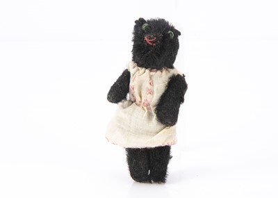 Lot 285 - A rare Farnell black mohair WWI lucky black cat