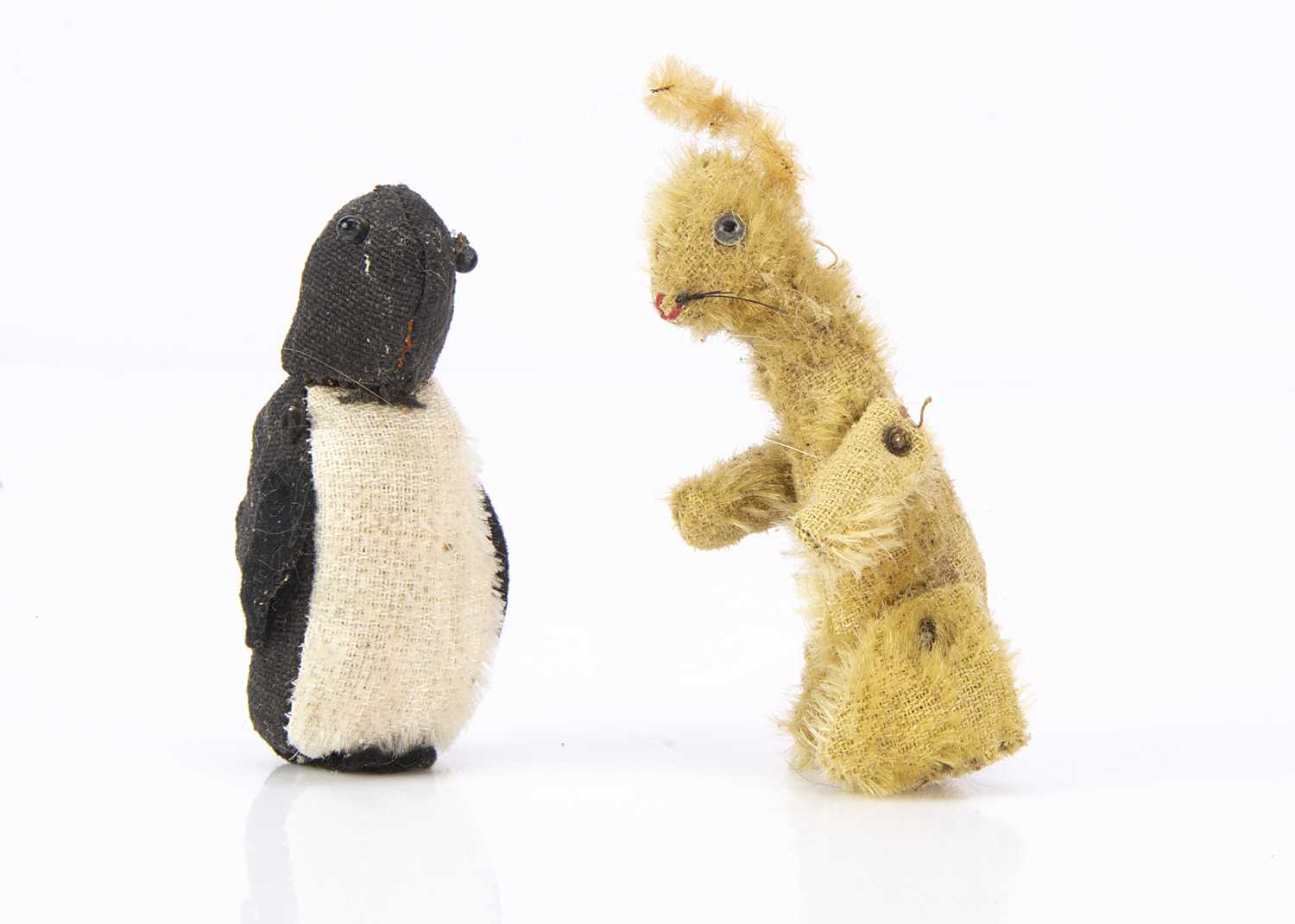 Lot 290 - Farnell Squeak and Wilfred solider mascots 1920s