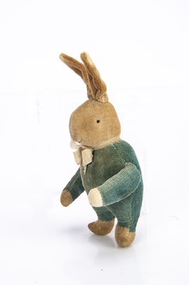 Lot 298 - A rare British velvet rabbit circa 1920