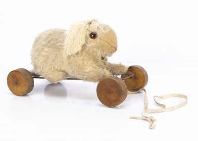 Lot 300 - An unusual 1920s Omega rabbit on wooden eccentric wheels