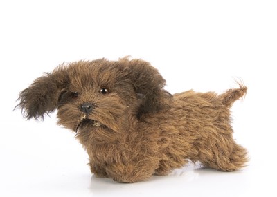 Lot 304 - An unusual 1920s barking wired haired dachshund dog