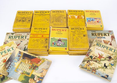 Lot 314 - Five 1940-50s Rupert The Bear Annuals