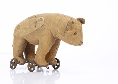 Lot 326 - A German bear on wheels 1910-20