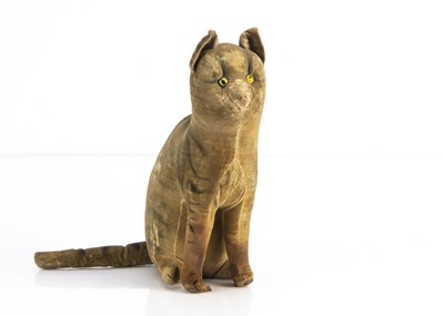 Lot 337 - A rare early Steiff seated velvet cat