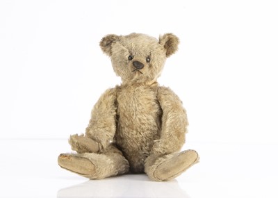 Lot 341 - A fine and early Steiff blank button teddy bear  1905-6