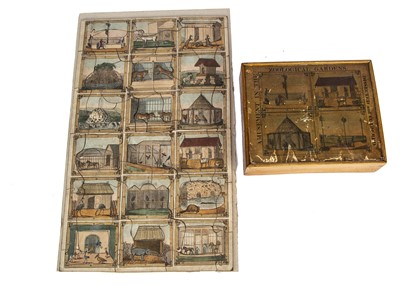 Lot 359 - A rare 1830s Edward Wallis dissected puzzle Amusement in the Zoological Gardens