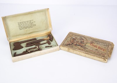 Lot 386 - Very rare early 20th century Stollwerck Bros Chocolate tools