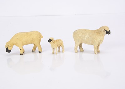 Lot 415 - Forest Toys of Brockenhurst two sheep and a lamb